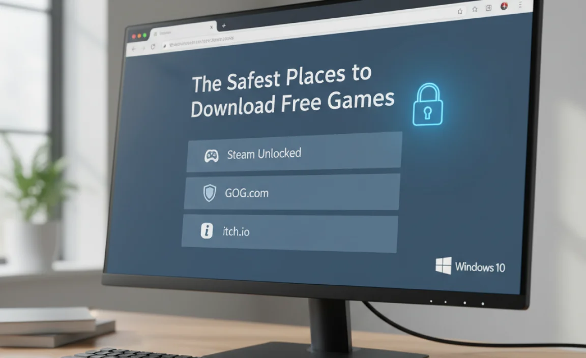 The Safest Places to Download Free Games