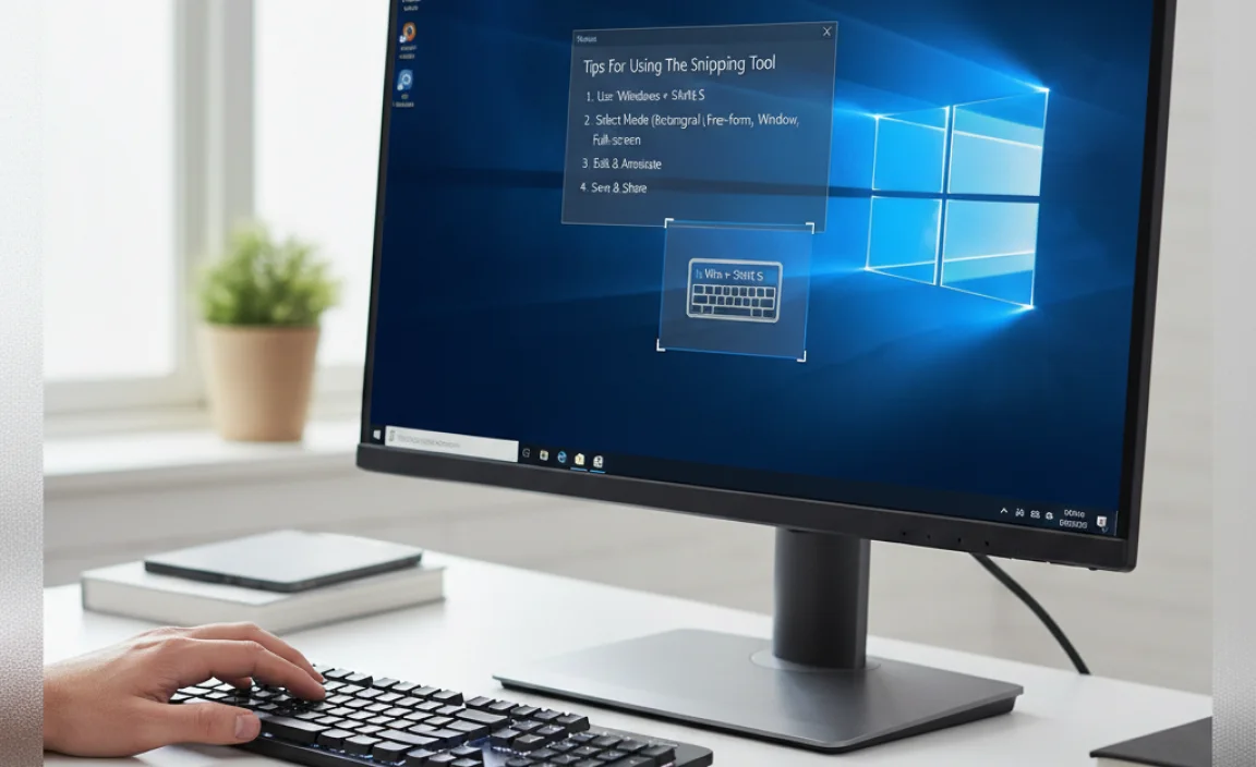 Tips For Using The Snipping Tool