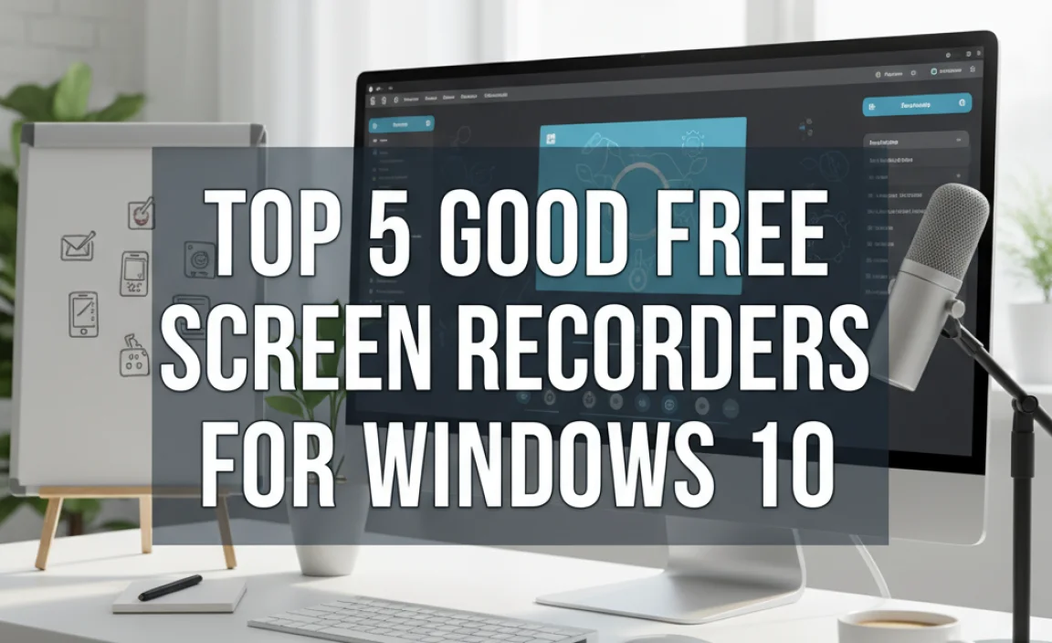 Top 5 Good Free Screen Recorders For Windows 10