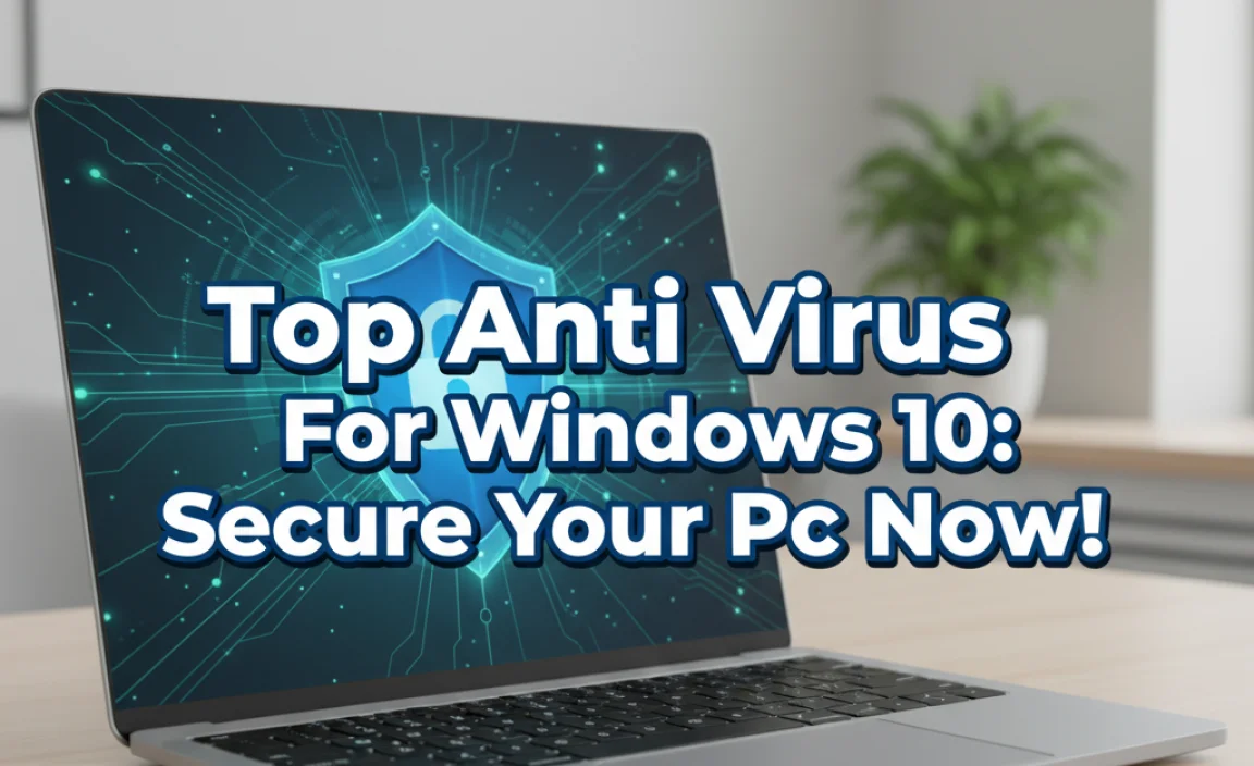 Top Anti Virus For Windows 10: Secure Your Pc Now!