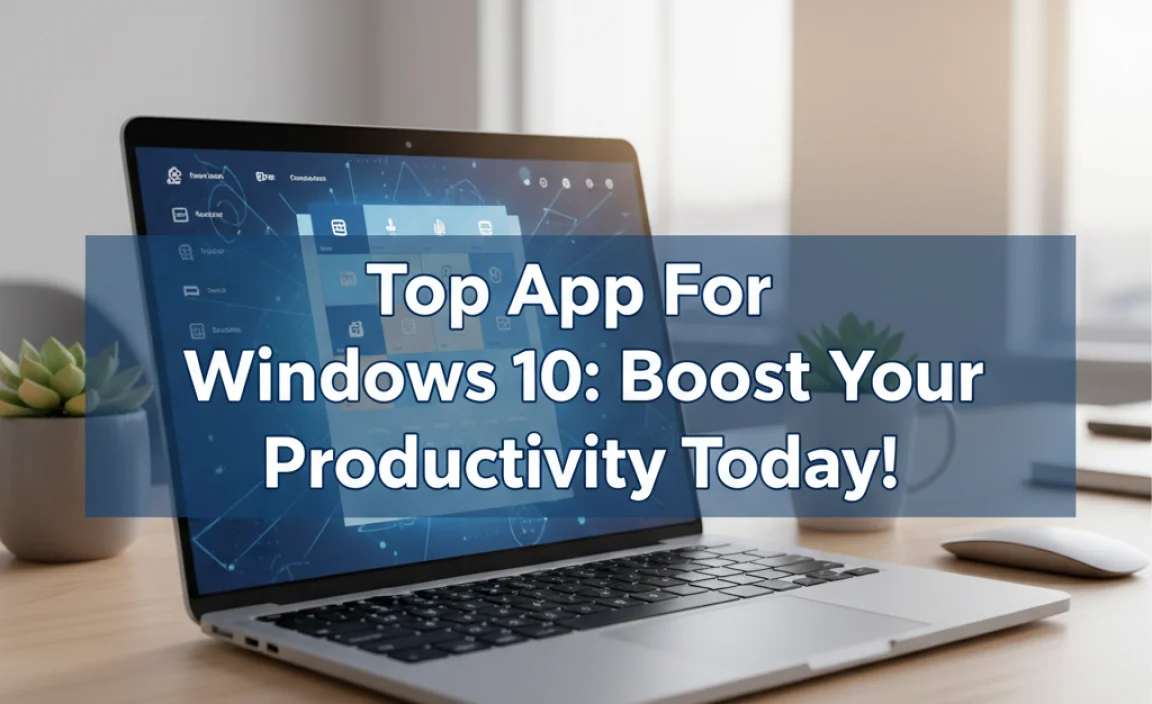 Top App For Windows 10: Boost Your Productivity Today!
