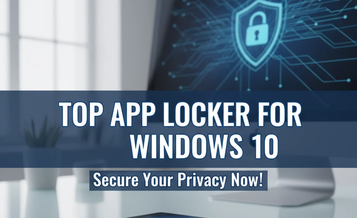 Top App Locker For Windows 10: Secure Your Privacy Now!