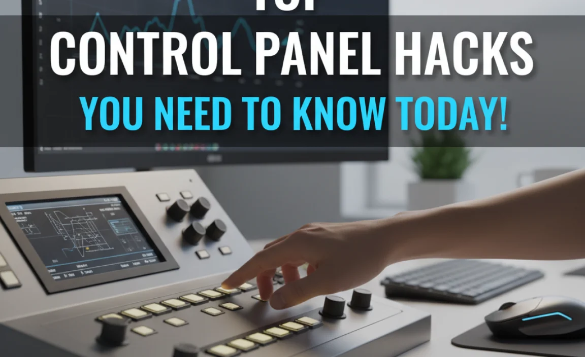 Top Control Panel Hacks You Need To Know Today!