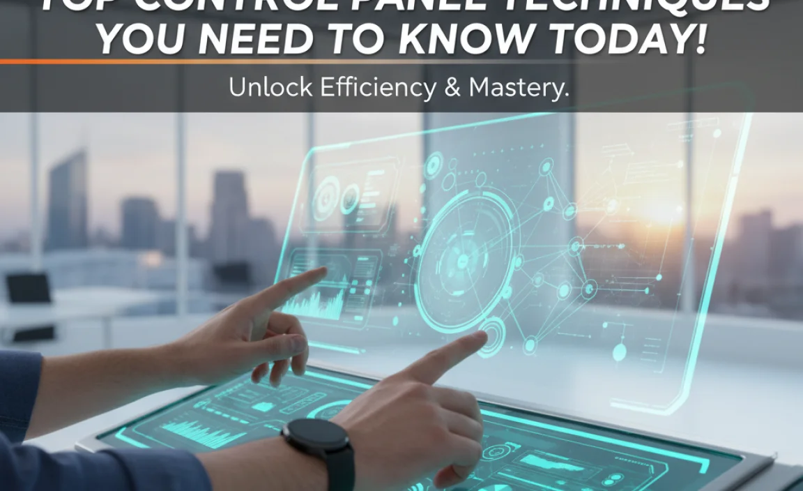 Top Control Panel Techniques You Need To Know Today!