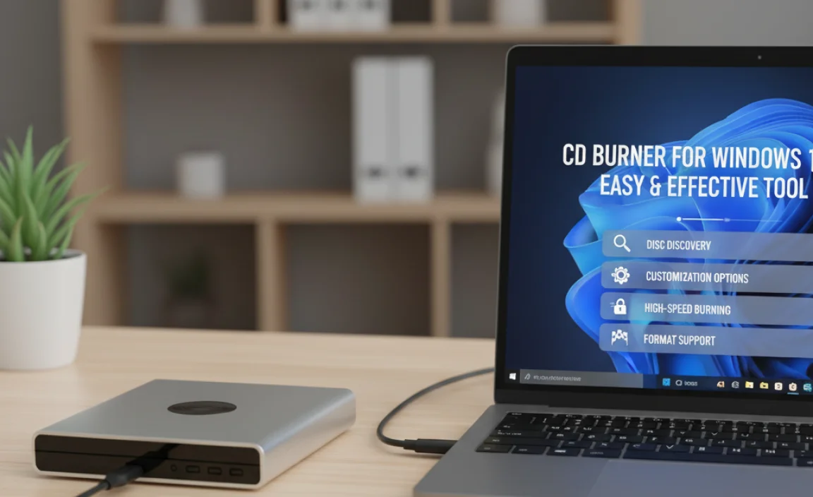 Top Features to Look for in a CD Burner for Windows 11