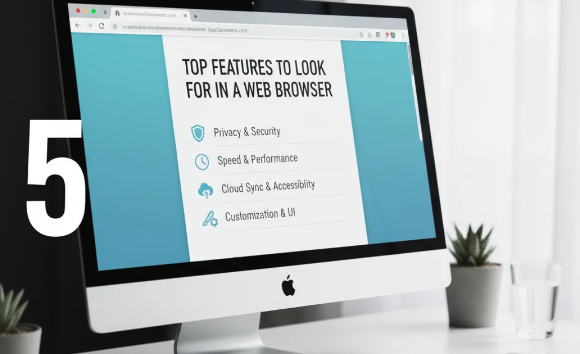 Top Features to Look for in a Web Browser