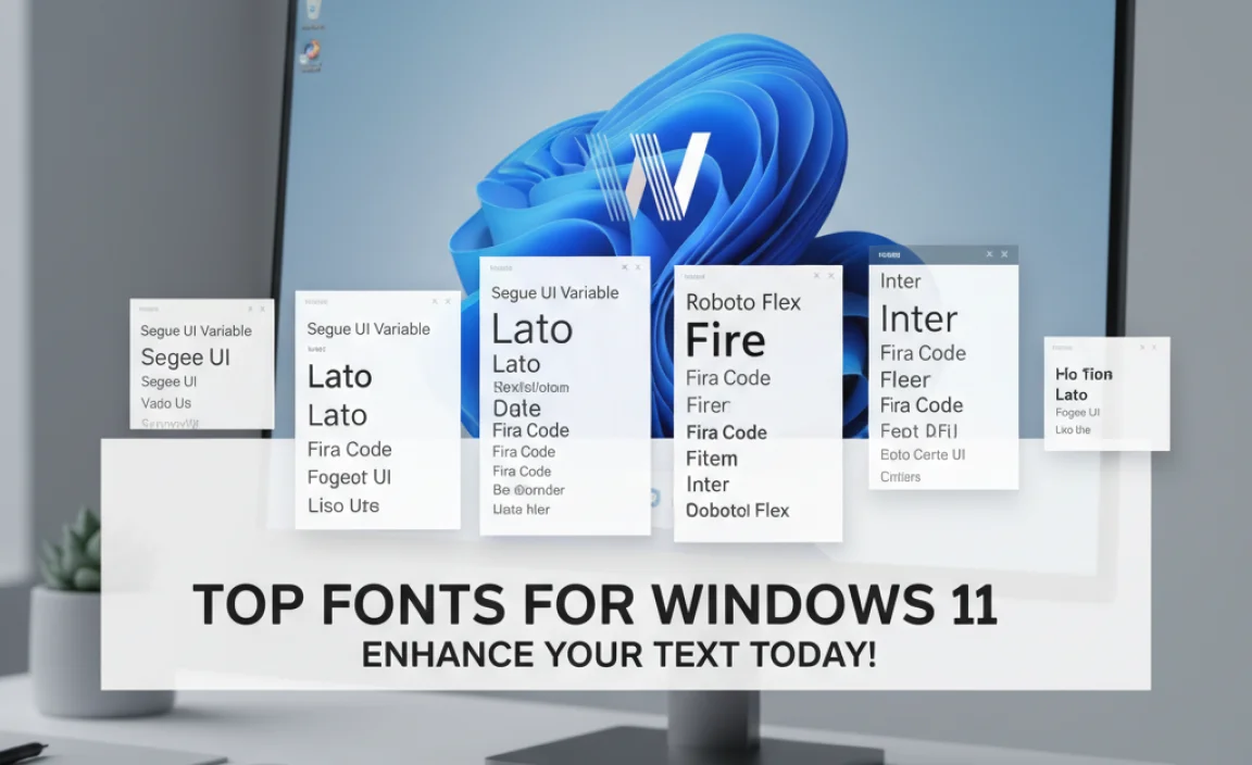 Top Fonts For Windows 11 To Enhance Your Design Experience