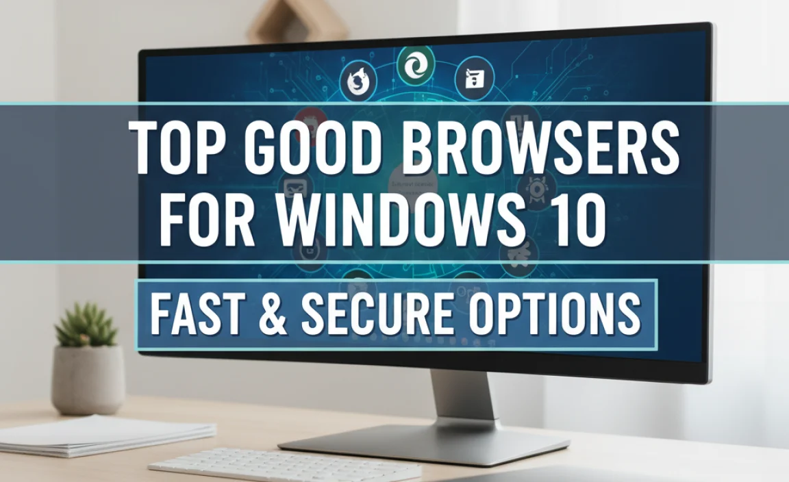 Top Good Browsers For Windows 10: Fast & Secure Options