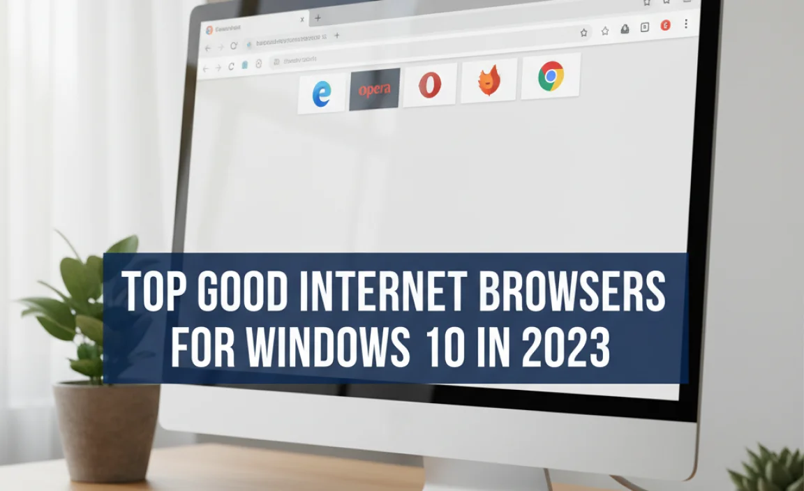 Top Good Internet Browsers For Windows 10 In 2023