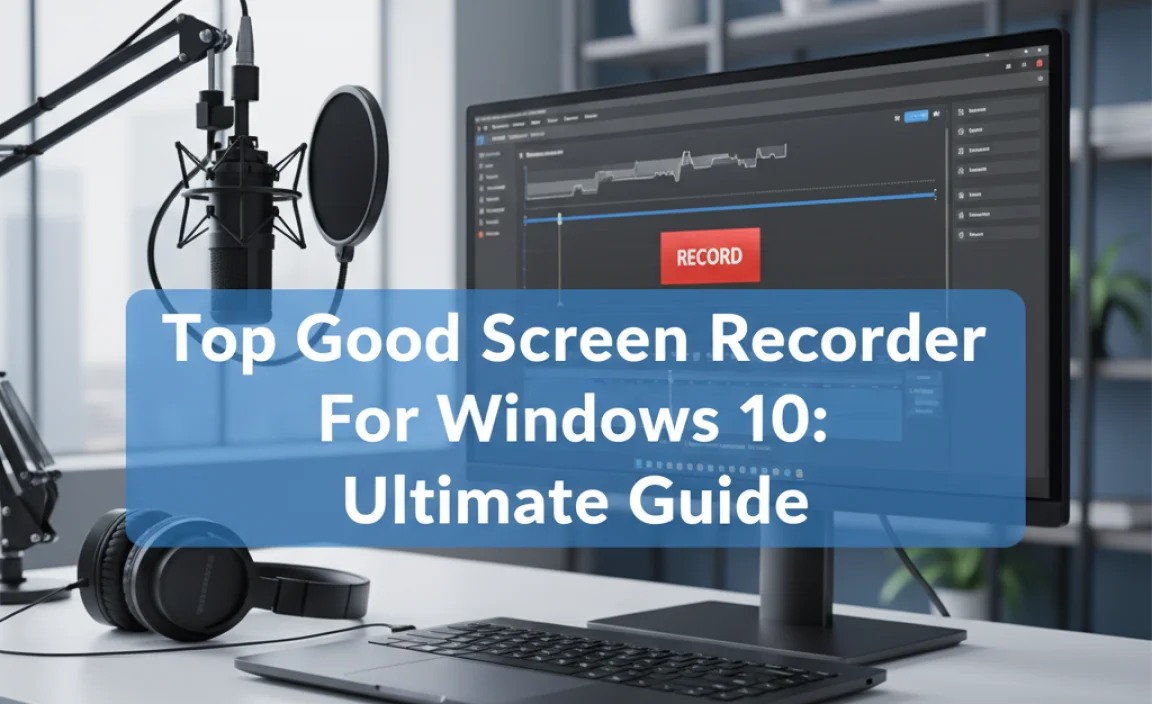 Top Good Screen Recorder For Windows 10: Ultimate Guide