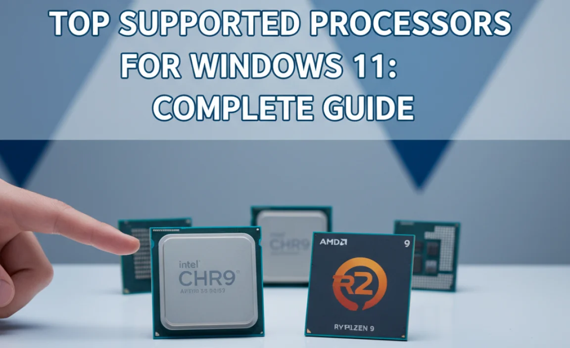 Top Supported Processors For Windows 11: Complete Guide
