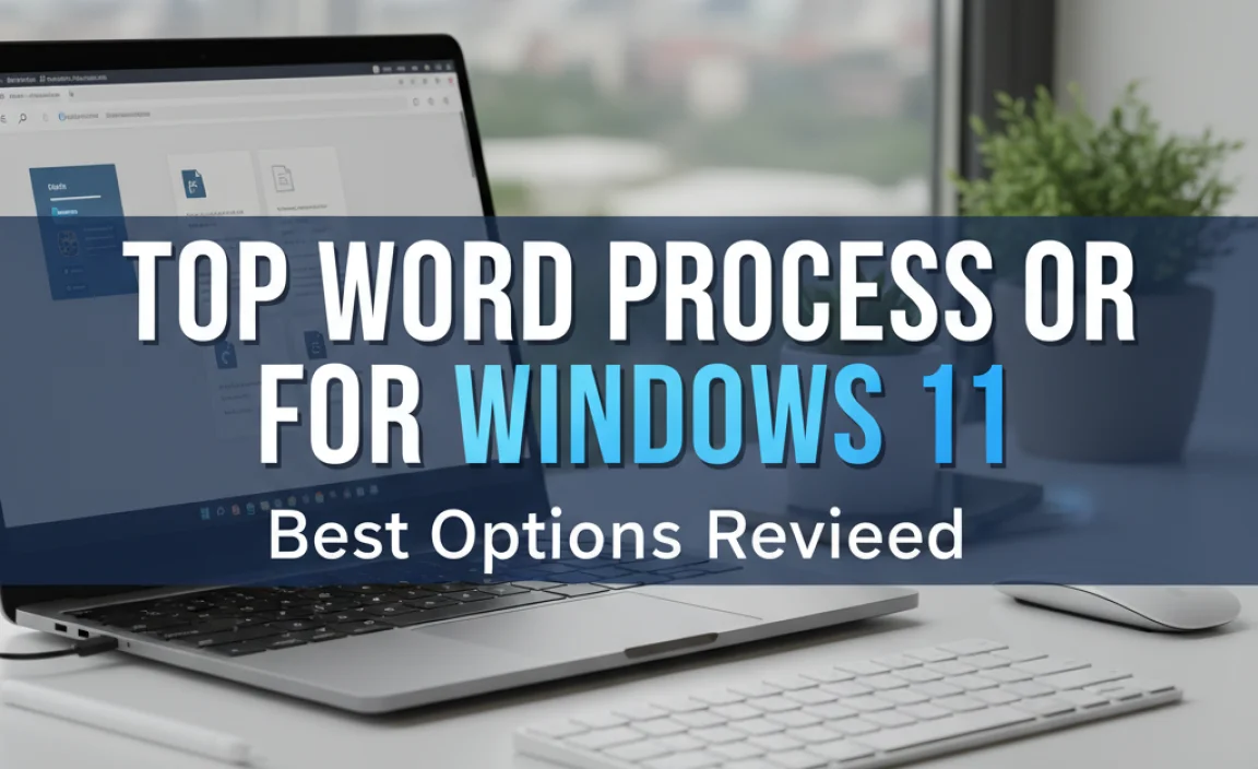 Top Word Processor For Windows 11: Best Options Reviewed