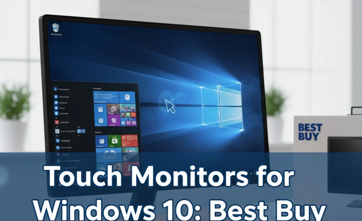 Touch Monitors for Windows 10: Best Buy