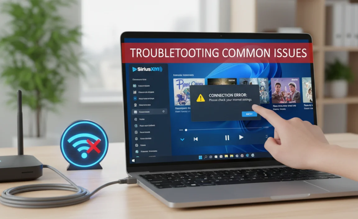 Troubleshooting Common Issues with the SiriusXM App on Windows 11