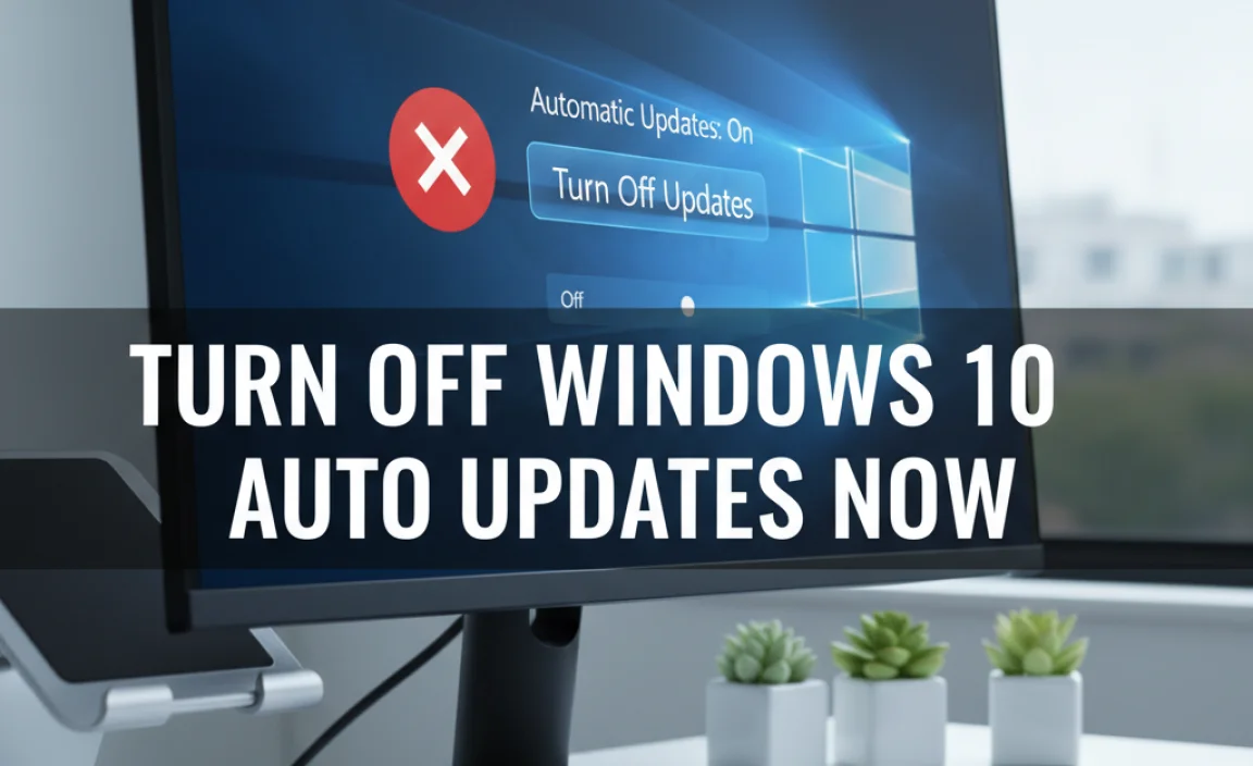 Turn Off Windows 10 Auto Updates Now