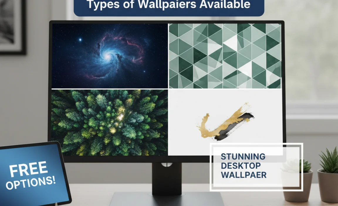 Types of Wallpapers Available