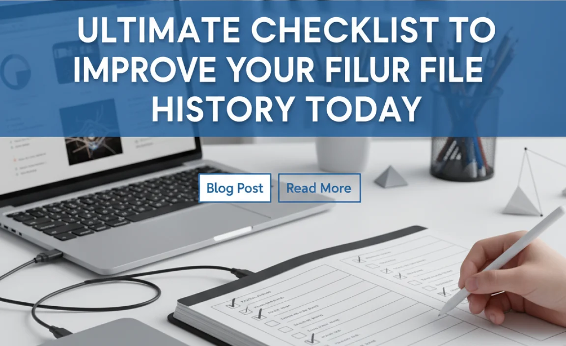 Ultimate Checklist To Improve Your File History Today