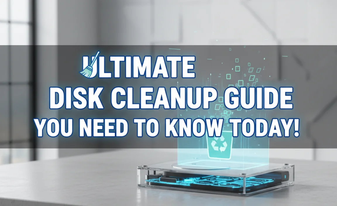 Ultimate Disk Cleanup Guide You Need To Know Today!