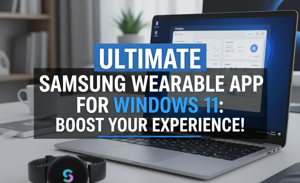 Ultimate Samsung Wearable App For Windows 11: Boost Your Experience!