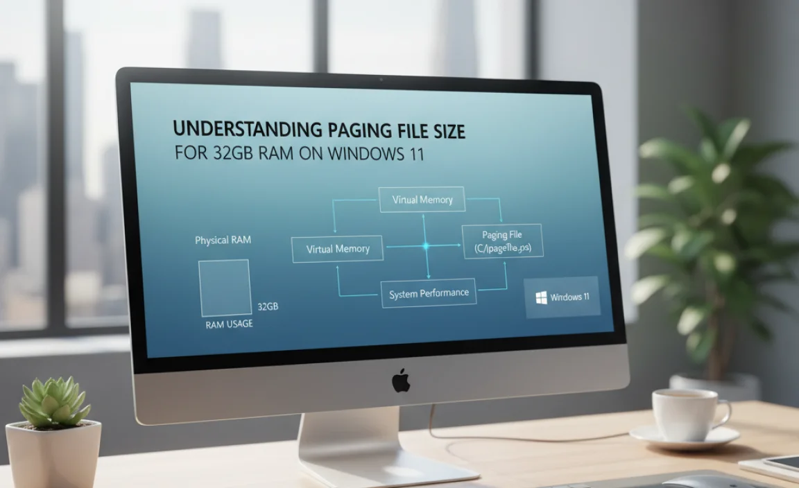 Understanding Paging File Size For 32Gb Ram On Windows 11