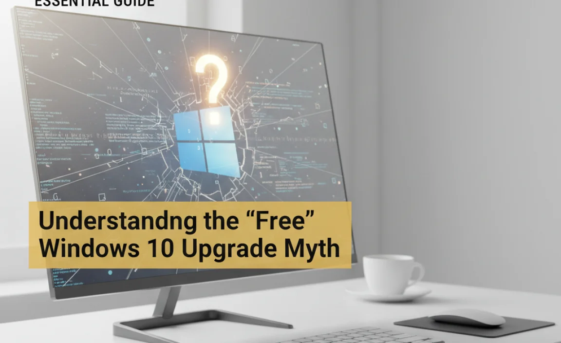 Understanding the “Free” Windows 10 Upgrade Myth