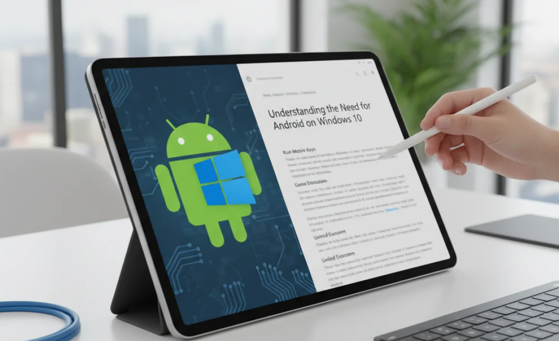 Understanding the Need for Android on Windows 10