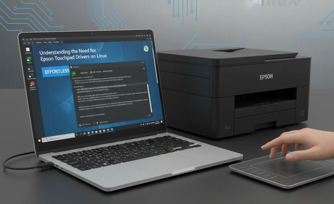 Understanding the Need for Epson Touchpad Drivers on Linux