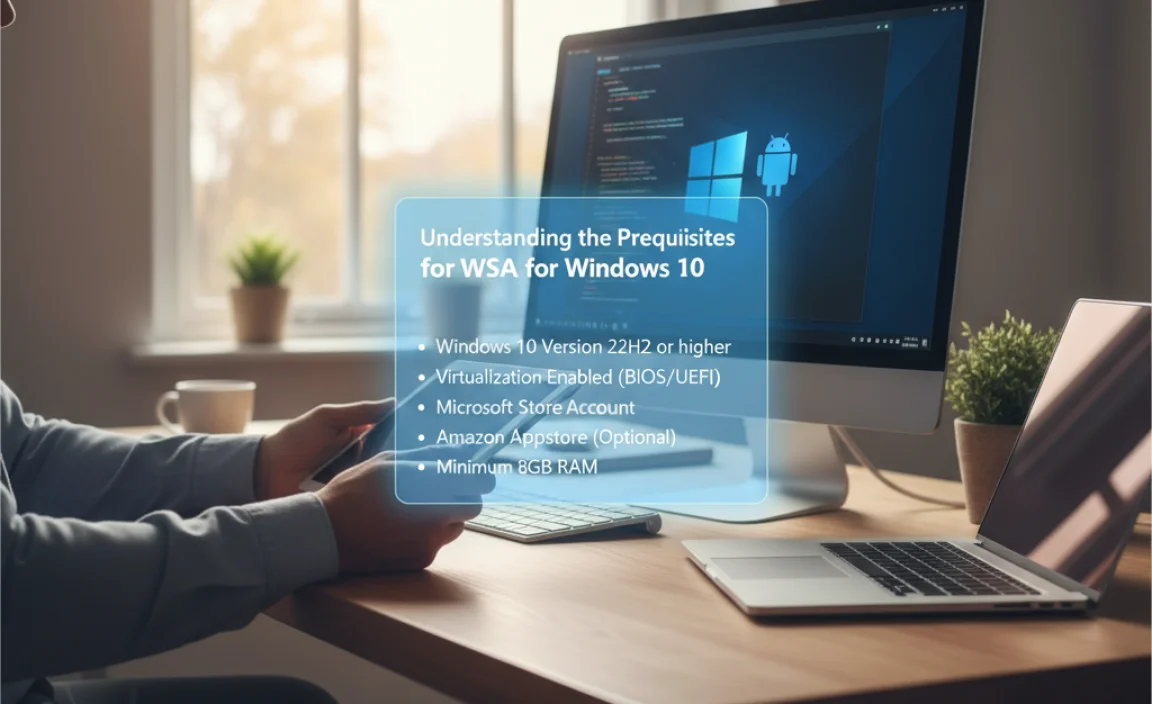 Understanding the Prerequisites for WSA for Windows 10