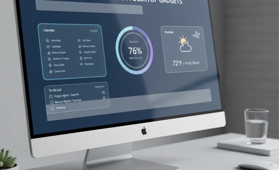 Understanding Windows 11 Desktop Gadgets