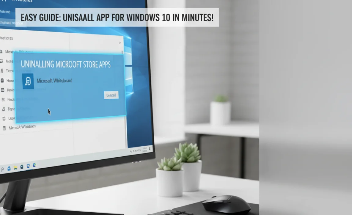 Uninstalling Microsoft Store Apps