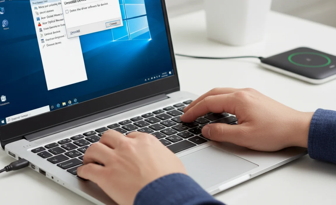 Uninstalling the Corrupted Driver