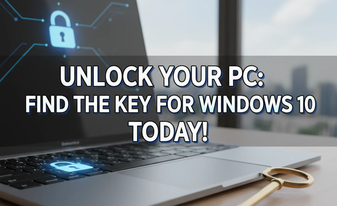 Unlock Your Pc: Find The Key For Windows 10 Today!
