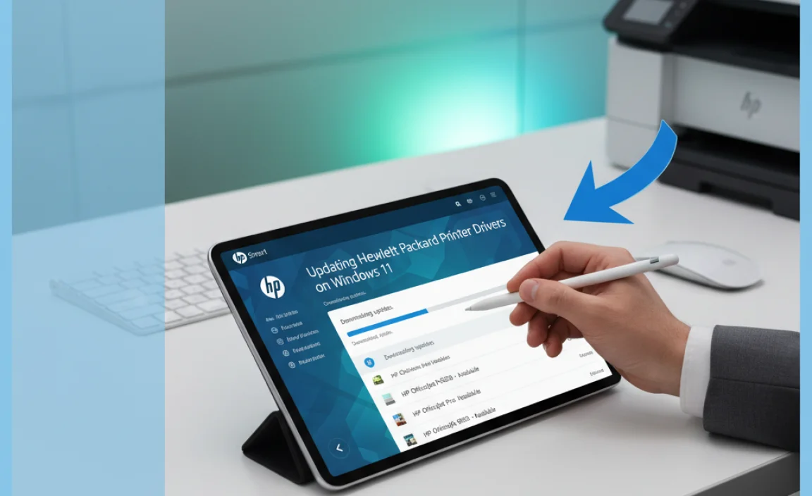 Updating Hewlett Packard Printer Drivers on Windows 11