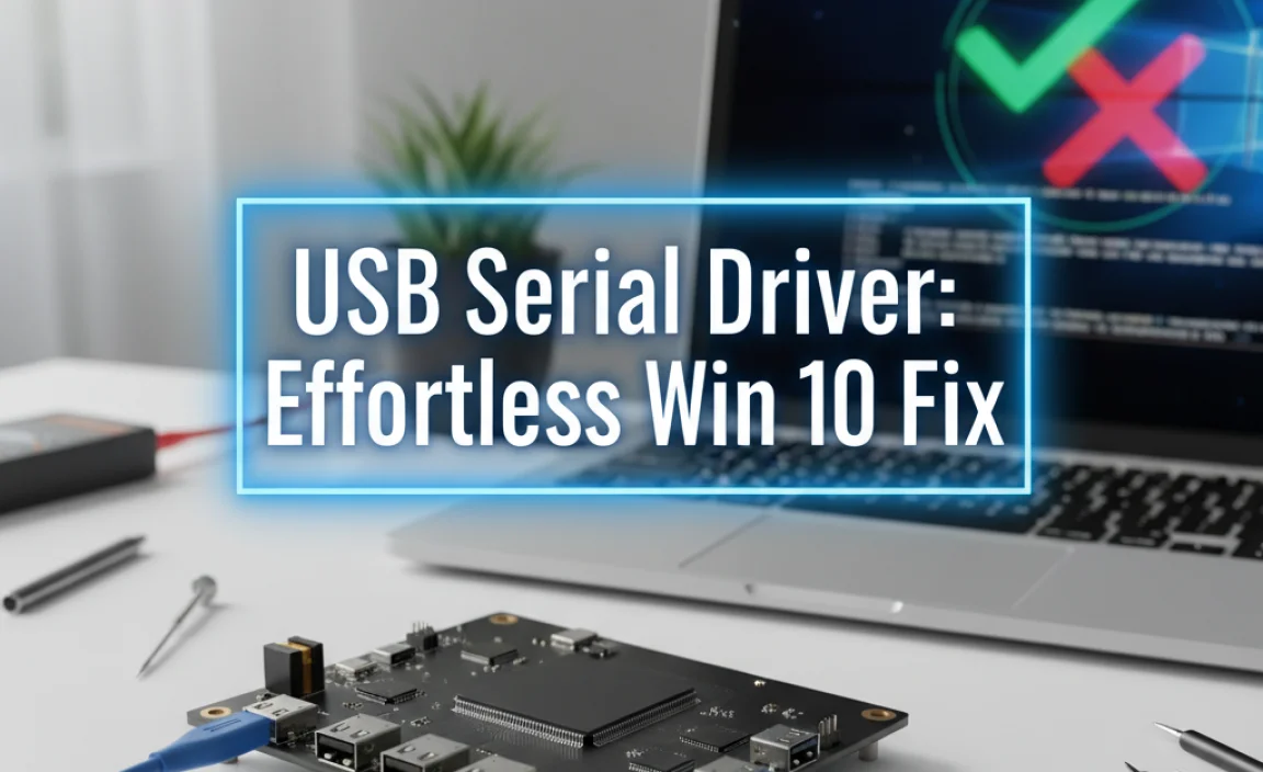USB Serial Driver: Effortless Win 10 Fix