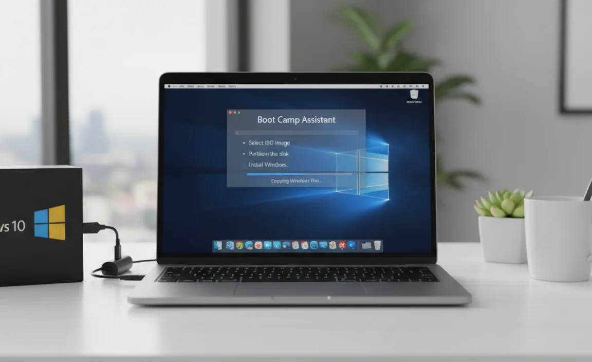 Using Boot Camp Assistant to Install Windows 10