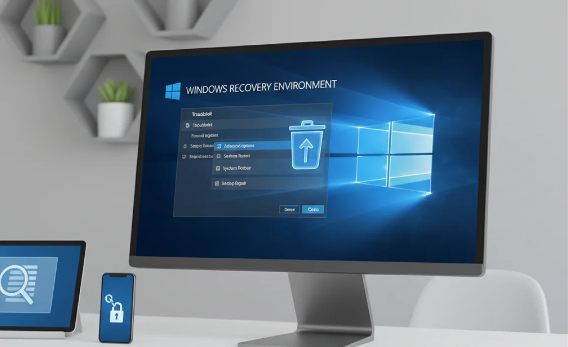 Using Built-in Windows Recovery Tools