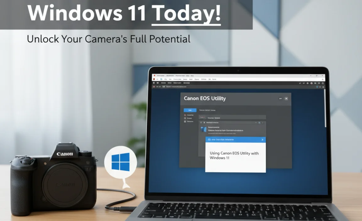 Using Canon EOS Utility with Windows 11