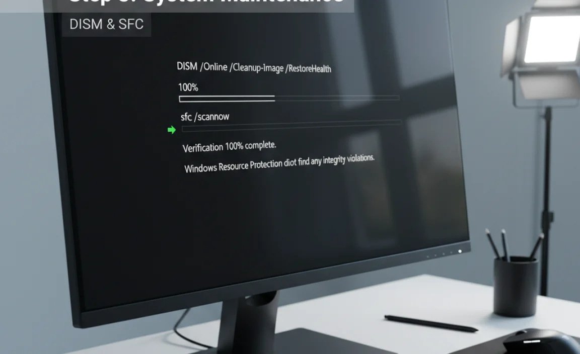 Using Command Prompt for System Maintenance