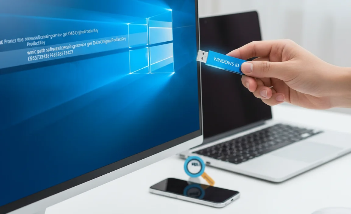 Using Command Prompt to Retrieve Product Key