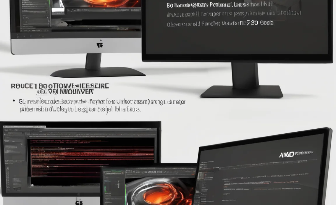 Using Device Manager to Update AMD Monitor Drivers