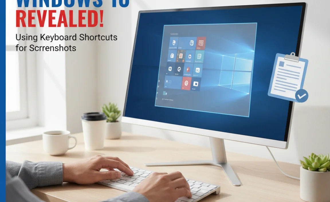 Using Keyboard Shortcuts for Screenshots