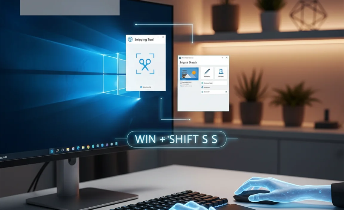Using Snipping Tool and Snip &#038; Sketch