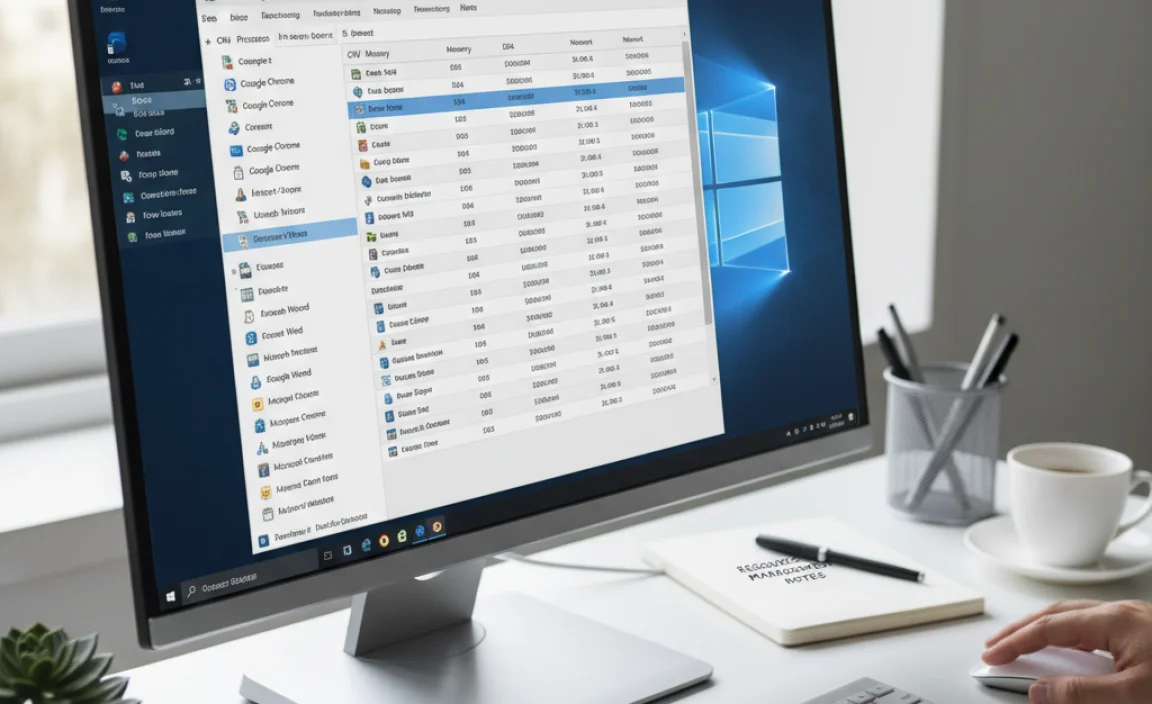 Using Task Manager for Resource Management