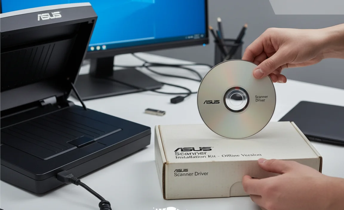 Using the Asus Scanner Install Driver