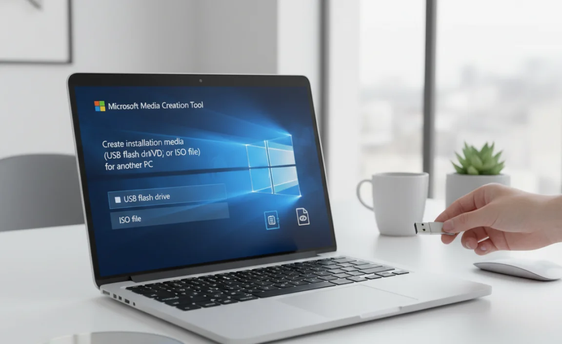 Using the Media Creation Tool to Create Installation Media
