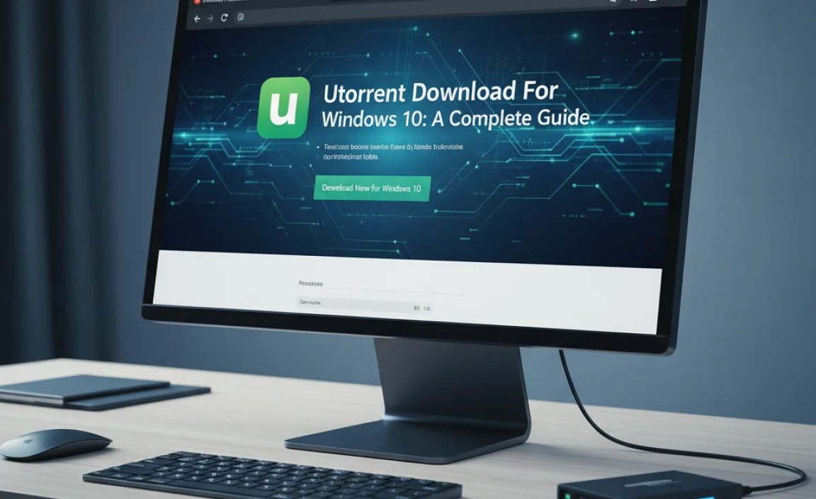 Utorrent Download For Windows 10: A Complete Guide