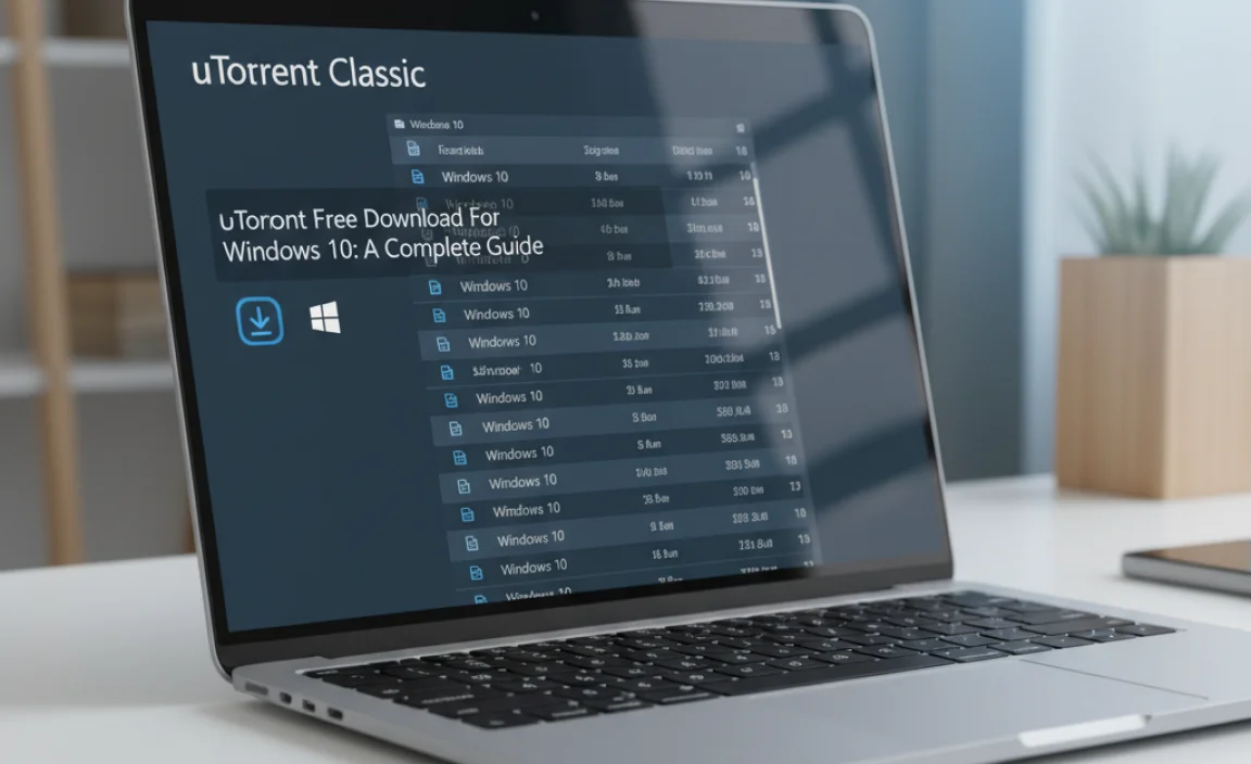 Utorrent Free Download For Windows 10: A Complete Guide