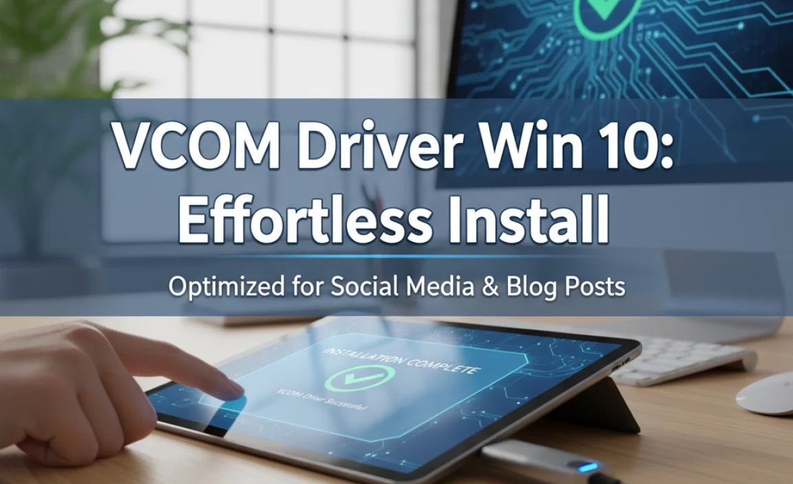 VCOM Driver Win 10: Effortless Install