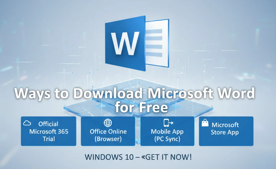 Ways to Download Microsoft Word for Free