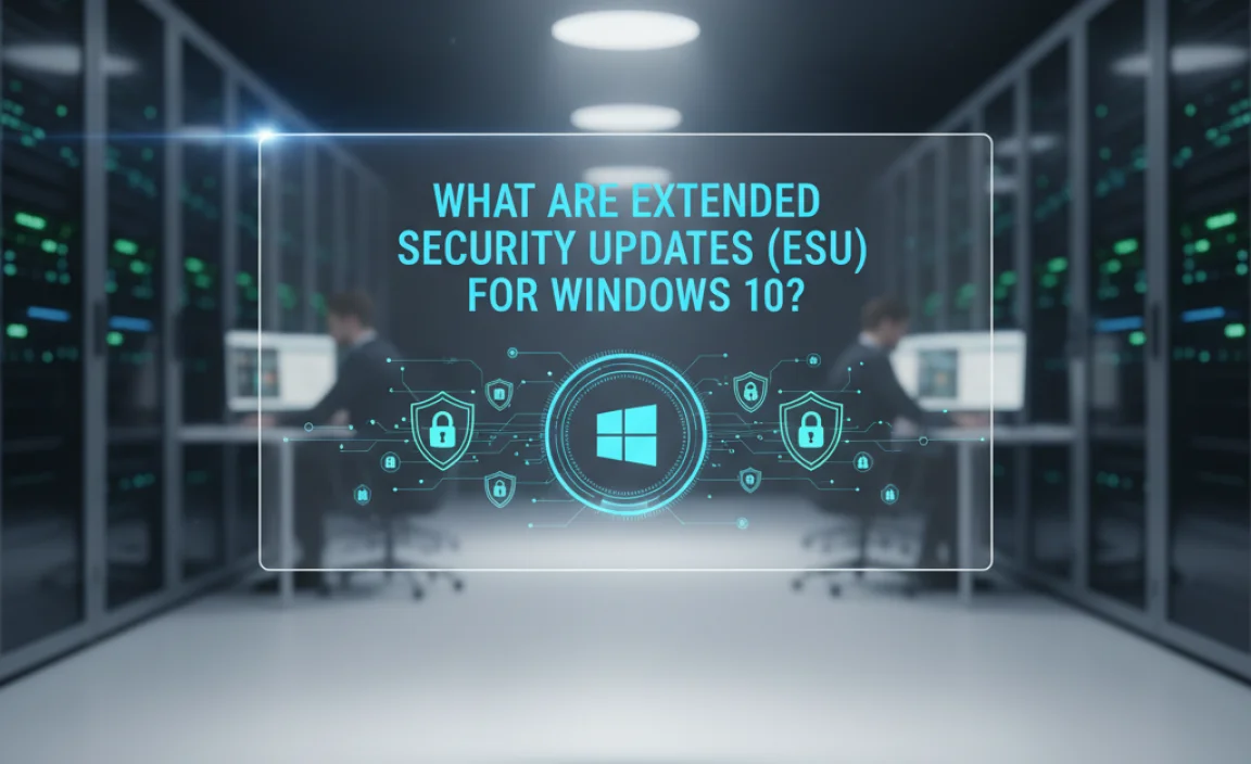 What are Extended Security Updates (ESU) for Windows 10?